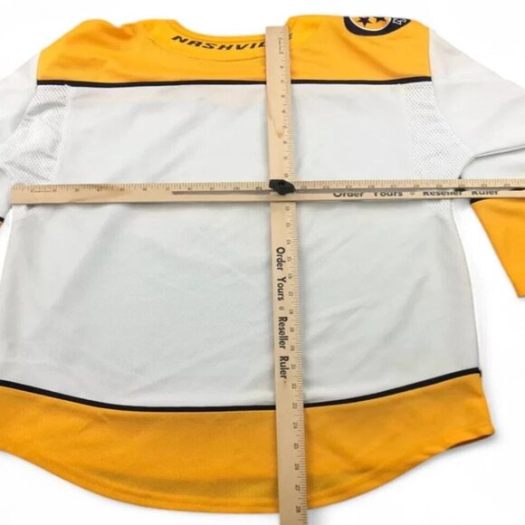 NEW Nashville Predators STITCHED Fanatics NHL Hockey Jersey Boys Youth L/XL - Picture 8 of 10